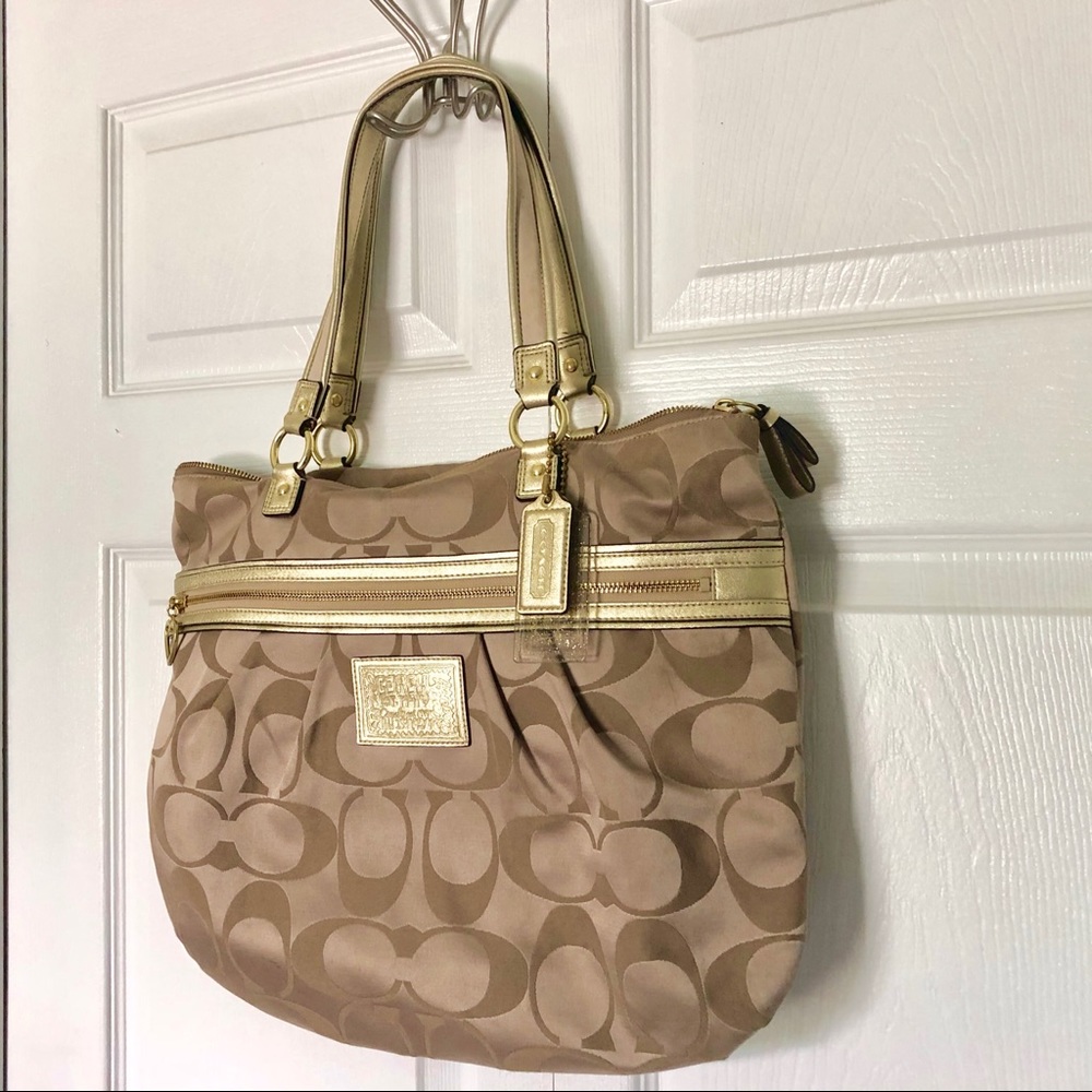 Coach Large Gold Tote